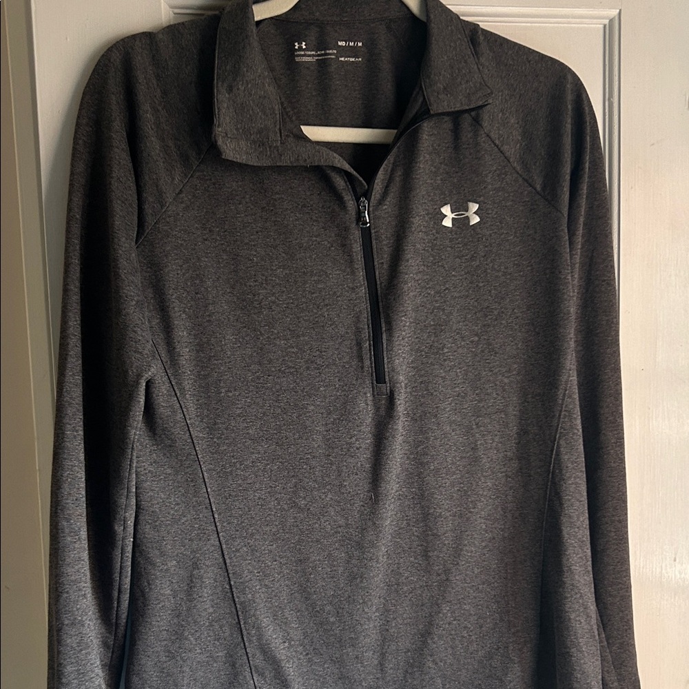 Under Armour Dark Gray Half-Zip Top